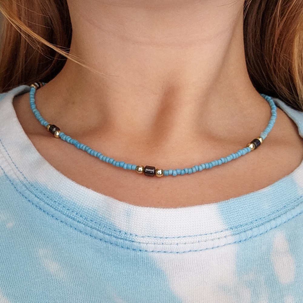 Beachy Boho Beaded Choker Bubdle of 2